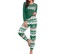 Ensembles De Pyjama Femme Noel Famille Coton Noël Tenue D'intérieur Polaire Combinaison Vêtements Nuit Ensemble Carreaux Soie Bas Chaud Et Doux Pajamas Hiver Pantalon Pijamas Grande Taille,M