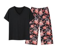 Ensembles De Pyjama Femme Short Pijama Nuit Grande Taille 50/52 Grenouillere Chaud Et Doux Enceinte Femm Satin Hiver Coton Vêtements Ensemble Noel Kigurumi Adulte À Carreaux