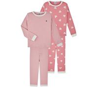 Ensembles de pyjama filles Petit Bateau 2 PYJAMAS Rose 36 mois