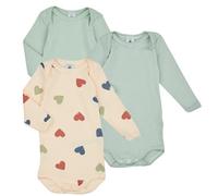Pyjamas / Chemises de nuit garcons Petit Bateau BODY US ML PACK X3 Vert 18 mois