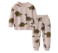 Ensembles de Pyjamas Garcon, Ensemble 2 pièces garçon Haut Pantalon imprimé col Rond Confortable élastique vêtement Jeu Quotidien Sport Loisirs Tout-Petits Enfants 2 à 7 Ans