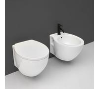 ENSEMBLES DE SALLE DE BAINS EN CÉRAMIQUE BLANCHE À SUSPENDRE PATASCOSS