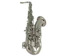 Ensembles De Saxophones Étui De Saxophone Ténor Argenté Avec Clés Gravées Instrument À Vent En Bois Si Bémol Et Autres Accessoires Laiton