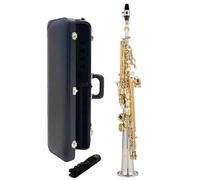 Ensembles De Saxophones Saxophone Professionnel En Laiton Plaqué Argent Et Si Bémol(2)