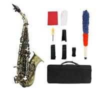 Ensembles De Saxophones Saxophone Soprano Rétro Professionnel En Laiton Si Bémol Avec Accessoires Pour Instruments De Musique Et À Vent