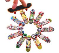 Ensembles de skateboard à doigts - Ensemble de skate de poche, petites planches à jouets, ensemble de skateboard à doigts avec planches de sport, jouets compacts | 12 pièces touches compétences