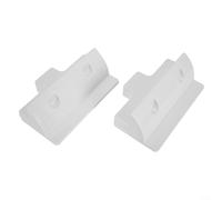 Ensembles de supports de montage pour panneaux solaires avec angle réglable pour toits de caravane, camping-car, bateau et dépendance offrant un ajustement sûr et une ventilation (noir)
