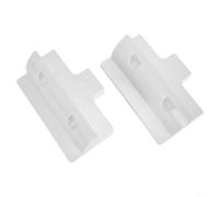 Ensembles de supports de montage pour panneaux solaires avec angle réglable pour toits de caravane, camping-car, bateau et dépendance offrant un ajustement sûr et une ventilation (blanc)