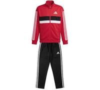 Adidas Seasonal Essentials Tiberio 3 Stripes Tricot Tracksuit Rouge 6-7 Years Enfants