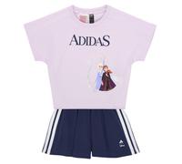 ADIDAS SPORTSWEAR Survêtement 'ADIDAS DISNEY FROZEN T-SHIRT' marine / bleu clair / lilas / blanc, Taille 110