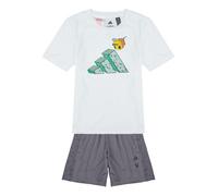 Ensembles de survêtement garcons adidas Essentials Tee Set Kids Blanc 4 / 5 ans