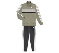 Ensembles de survêtement garcons adidas Seasonal Essentials Tiberio 3-Stripes Tricot Track Suit Kids Gris 11 / 12 ans