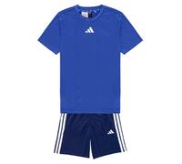 Ensembles de survêtement garcons adidas Train Essentials 3-Stripes Tee Set Kids Marine 13 / 14 ans