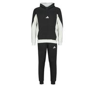 Survêtement adidas Sportswear Fleece Colorblock noir pur blanc - S