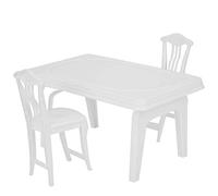 Ensembles de Tables et Chaises Pour Tout-Petits Poupée Miniature Ensemble des Immeubles Pour les Filles et Garsons 3 Pièces