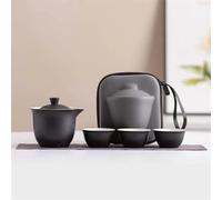 Ensembles De Tasses A Thé 1 Pot Remplit 3 Tasses Outil Préparation Du Thé Simple Kung Fu Teaware Sets Tea Culture Lovers Travel Set Portable Outdoor Camping Service A Thé De l'après-Midi(A)