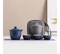 Ensembles De Tasses A Thé 1 Pot Remplit 3 Tasses Outil Préparation Du Thé Simple Kung Fu Teaware Sets Tea Culture Lovers Travel Set Portable Outdoor Camping Service A Thé De l'après-Midi(B)