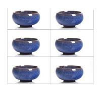 Ensembles De Tasses A Thé 6pcs 30ml Céramique Yixing Purple Clay Tea Service Crackle Glaze Kung Fu Cup Set Travel Chinese Porcelain Teacup Service A Thé De l'après-Midi(E)