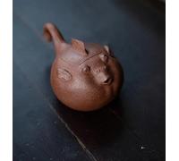 Ensembles De Tasses A Thé Bouilloire Bionique Bouffante Boue Violette Minerai Brut Personnalisée Faite À La Main Théière Yixing Filtrante Boule D'argile
