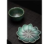 Ensembles De Tasses A Thé Ensemble Tasses Et Soucoupes Lotus Cuites Au Four Petite Tasse Maître À Thé Sous-verre Pour Unique Grès JaponaisVaisselle Pour Le