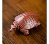 Ensembles De Tasses A Thé Figurine Thé Faite À La Main Artisanat Chinois Sculpture Tortue Yixing En Argile Violette Ornements Pour Animaux Compagnie(A)