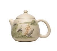 Ensembles De Tasses A Thé Infuseur À Thé Avec Filtre Personnalisé, Service Beauté Zisha, Théière En Argile Violette Yixing 280ml, Œuf Dragon Peinte La Main