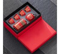 Ensembles De Tasses A Thé Kung Fu Pot Coffret Cadeau Tasse Express Un Quatre Ensemble De Thé Voyage Portable En Céramique(Type-C)