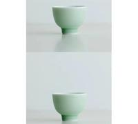 Ensembles De Tasses A Thé Mug Kung Fu Tea Personal Master Cup Peach Pink Glaze Ceramic White Porcelain Acacia Drinkware 35ml 2pc/Set(B)
