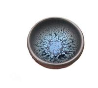 Ensembles De Tasses A Thé Petite Tasse À Thé Tenmoku Écologique En Céramique Naturelle, Cuite Haute Température, Bol Au Four Chinois Jian Avec Glaçage Par Points D'huile