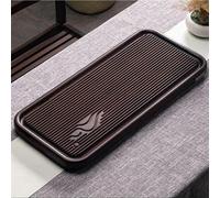 Ensembles De Tasses A Thé Plateau Réservoir Vidange Rectangulaire Thé Salon Plateaux Décoratif Chinois Outils Table Grande Taille(50x25x3.5cm)