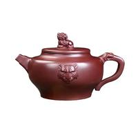 Ensembles De Tasses A Thé Pot Bête Bon Augure Fait La Main, Minerai Brut, Bouilloire Boue Violette, Service Thé Zisha, Théières Créatives Argile 280ml, Artistes