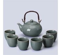 Ensembles De Tasses A Thé Pot D'eau Froide Domestique, Kungfu 1 6 Tasses, Service À Thé Poutre De Levage Grande Capacité(Type-C)