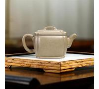 Ensembles De Tasses A Thé Service À Thé Chinois Zisha Yixing Théière En Argile Violette Faite La Main Carrée Minerai Brut Graphite Bouilloire Beauté Duan Boue