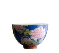 Ensembles De Tasses A Thé Service À Thé Fleurs De Palais Domestique, Petit Bol Portable 65ml, Tasse Couleur Émail Chinois, Principale Pivoine Céramique(Type-F)