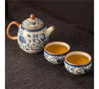 Ensembles De Tasses A Thé Service À Thé Fu, Tasses, Accessoires De Table, Théière, Pot En Céladon, Infuseur Céramique Kung Service A Thé De l'après-Midi(Type-F)