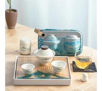 Ensembles De Tasses A Thé Service Thé Moderne Simplicité Kit Camping Portable Plein Air Tasse Craquelins En Céramique Théière Kung Fu Bureau Service A Thé De l'après-Midi(E)