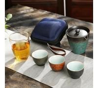 Ensembles De Tasses A Thé Service Thé Théière Avec Tasses Voyage Portable Boisson Gratuite(C)