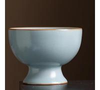 Ensembles De Tasses A Thé Tasse À Thé En Céramique 100ml Cadeaux Collection Cérémonie Du Four Ru Paire Japonais Mignonne Parfum Personnel Pour Pieds Hauts Service A Thé De l'après-Midi(B)