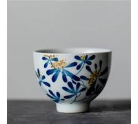 Ensembles De Tasses A Thé Tasses À Thé En Céramique Kung Fu Tea Set Guest Cup 70ml Tasse Osmanthus Peinte La Main Maître Bleue Et Blanche 2pc/lot