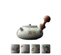 Ensembles De Tasses A Thé Théière À Poignée Latérale En Bois, Littéraire, Bouilloire Croquis Main Pour Collection D'infusions, Amour Antique Du Papillon, 100ml Service A Thé De l'après-Midi