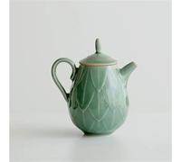Ensembles De Tasses A Thé Théière En Porcelaine Céladon Soulagement Créatif Trône Lotus Bouilloire Pour Préparation Thé Service Kungfu Cadeaux Service A Thé De l'après-Midi