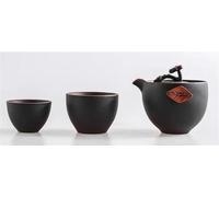 Ensembles De Tasses A Thé Théière Voyage Portable Une Et Deux Tasses Service À Thé Chinois Avec Infuseur Tasse Café Verres Pour Camping En Plein Air(A)