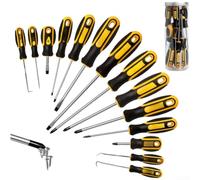 Ensembles de tournevis, kits d'outils portables en vrac en 11 pièces, 12 pièces, 14 pièces, 131 pièces pour le commerce de gros et une utilisation professionnelle (B)