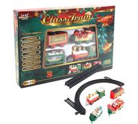 Ensembles de Train de Noël | Jouet de Train Électrique avec Rails | Kits de Chemin de Fer avec Wagons de Marchandises, Ensemble de Jouet Classique à Assembler - pour Noël
