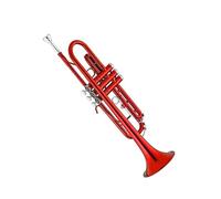 Ensembles de trompettes Trompette Basse Rouge en si bémol Instrument Professionnel en Laiton