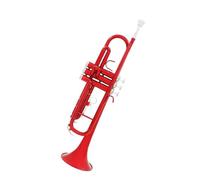 Ensembles de trompettes Trompette Rouge en si bémol Instrument Professionnel en Laiton