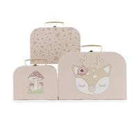 Ensembles de valises Bieco, Rose, 30 cm x 21 cm x 9.5 cm