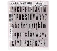 Ensembles des tampons de TIM Holtz Cling, Outils de Tampon en Caoutchouc Anonymous Artful