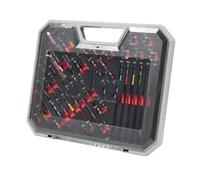 Ensembles d'outils Ensemble d'outils de 58 pièces emballé avec des embouts de tournevis à percussion, adaptateur de douille de perceuse étagée et porte-embout pour le bricolage