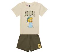 Ensembles enfant filles adidas The Simpsons Tee Set Kids Marron 3 / 4 ans